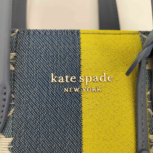 ケイトスペードニューヨーク kate spade NEW YORK スペード フラワー ジャカード ストライプ マンハッタン スモール トート レディース